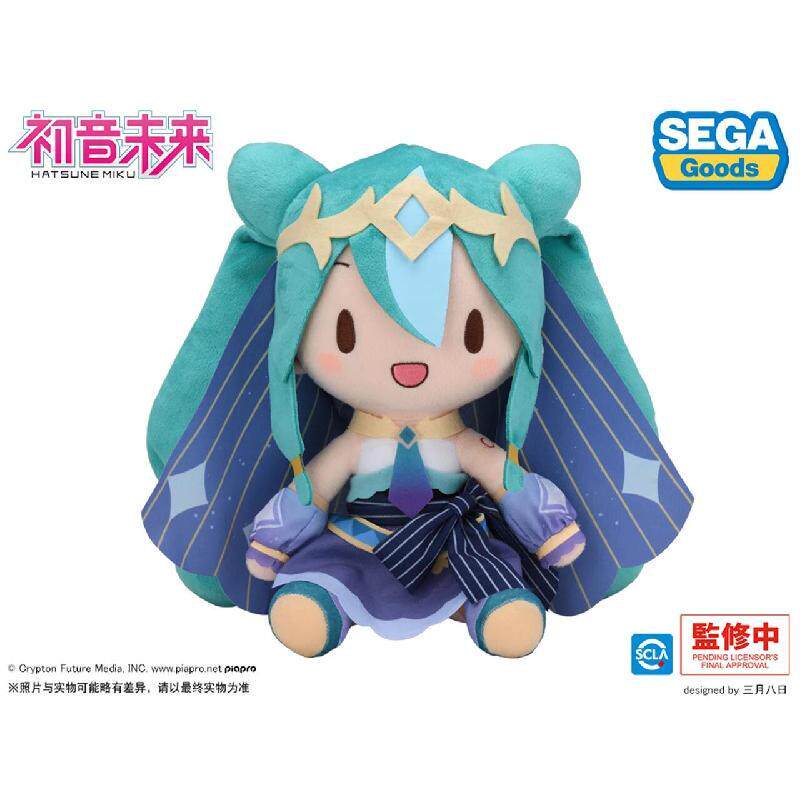 哔哩哔哩新品世嘉 VOCALOID 初音未来 宇宙 fuwa petit M毛绒玩偶