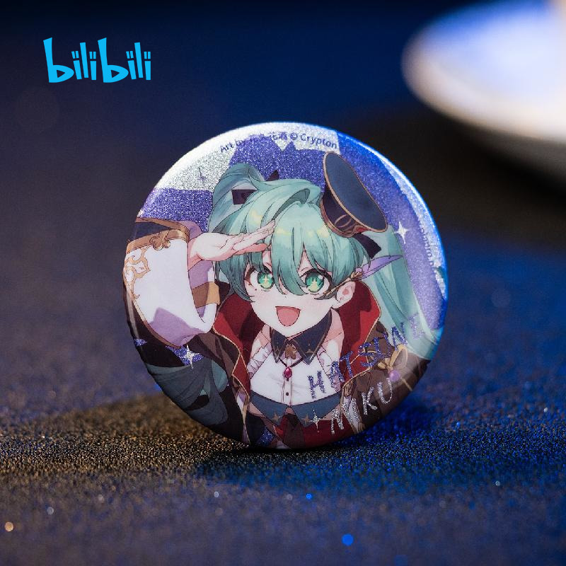 moeyu初音未来马口铁徽章