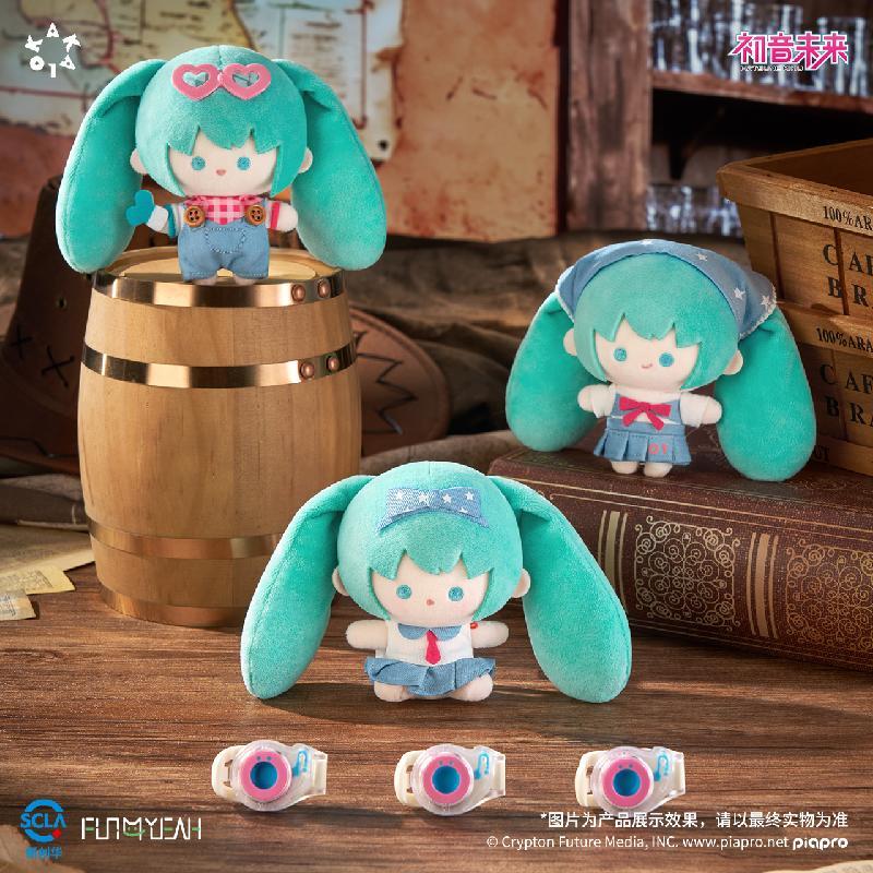 初音未来毛绒手机夹片背带