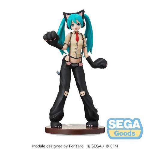 现货哔哩哔哩世嘉 SPM VOCALOID 初音未来 猫咪 景品手办 再版