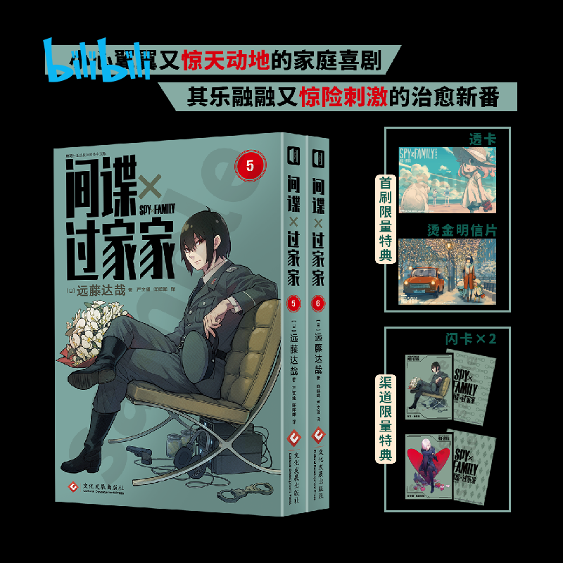 bilibili哔哩哔哩现货 Spy Family 间谍过家家5-6卷 平装版 漫画 模玩/动漫/周边/娃圈三坑/桌游 文化/体育周边 原图主图