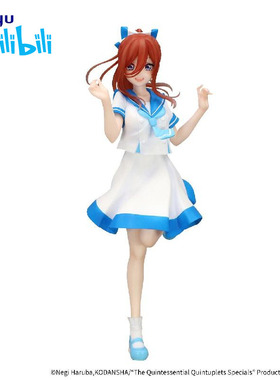 现货bilibili哔哩哔哩2025FuRyu 五等分的新娘中野三玖水手服景品