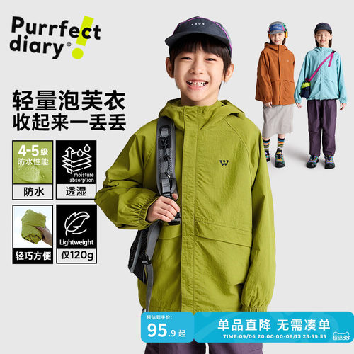 咕噜日记童装儿童泡芙外套超轻
