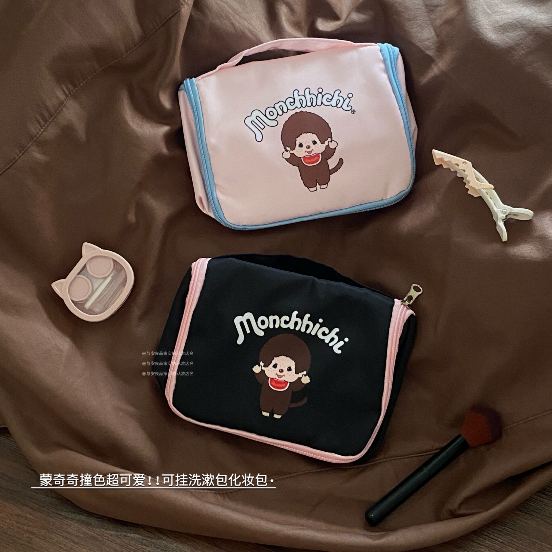 旅行专用外出便携化妆包分区可挂
