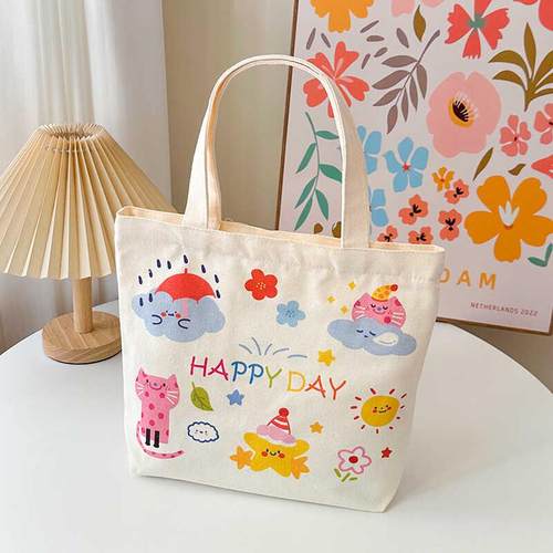 帆布通勤礼品袋学生书袋