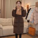 时尚百搭长款羽绒服外套