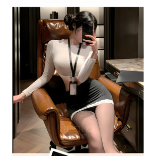 蕾丝套装 连衣裙2025新款 裙纯欲秘书制服性感包臀裙子 原创 霏慕