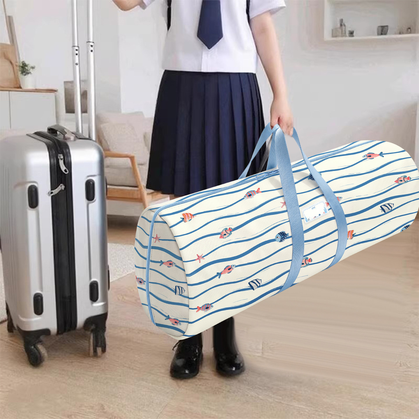 学生宿舍乳胶床垫收纳袋开学装床垫被褥的行李打包袋子神器整理袋
