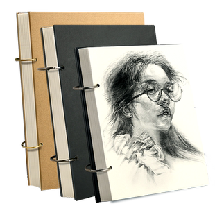 加厚a4素描本8k速写本32k手绘马克笔专用绘画本小学生活页可拆卸随身画画水彩八开动漫美术生空白儿童16k便携