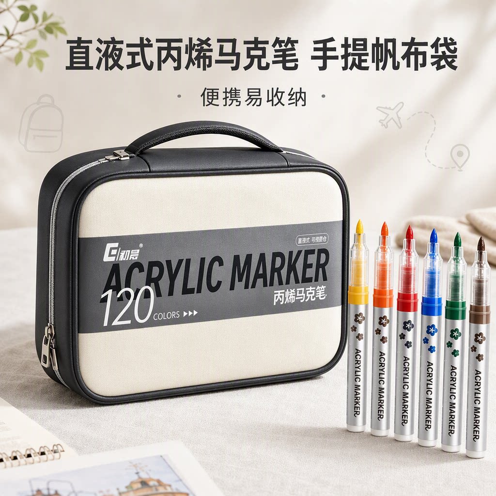 【强覆盖力】慢作高级丙烯马克笔图片