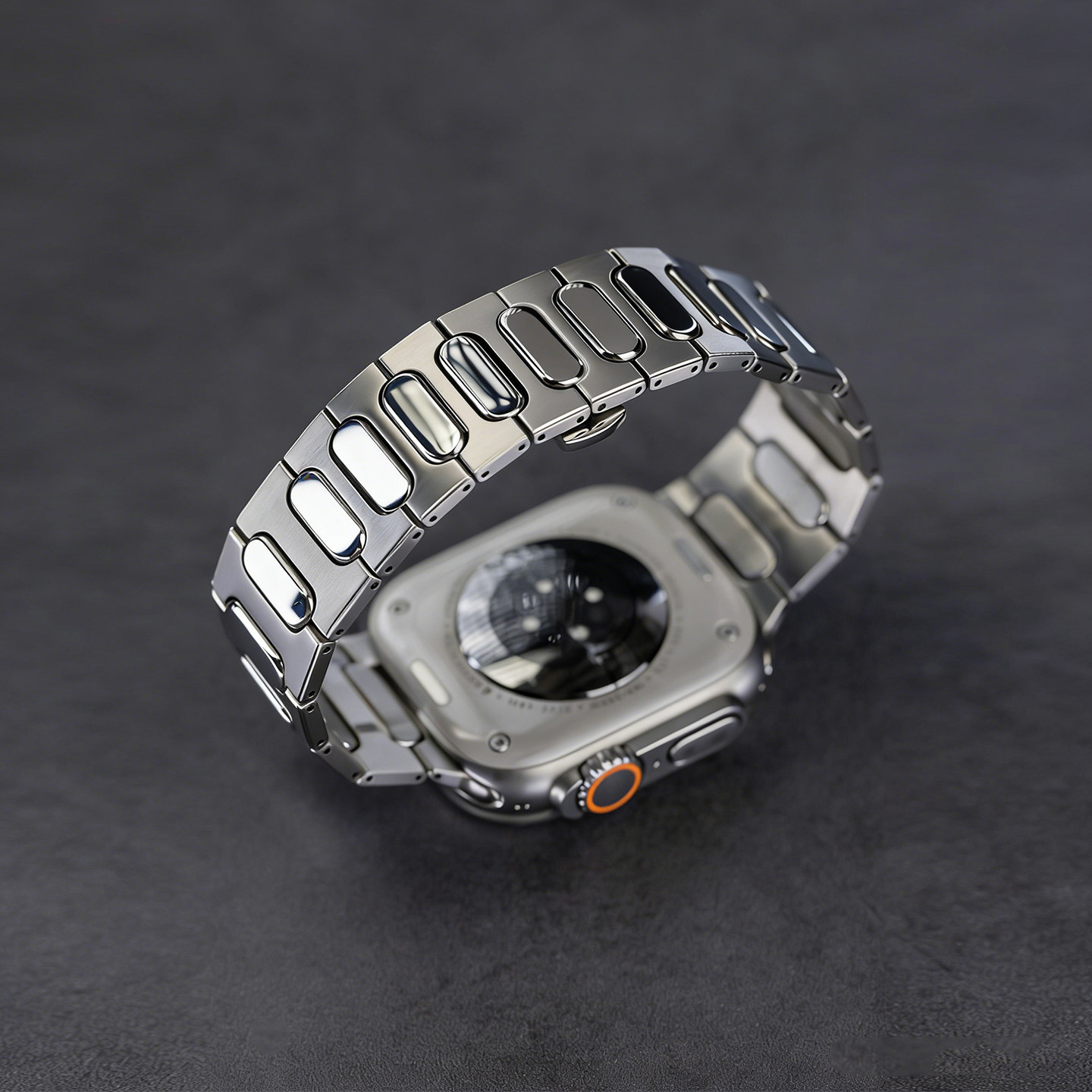 适用苹果手表表带钛金属ultra3高级感iwatch11磁吸扣watchs10钛合金S11夏天applewatch/S10新款iwatchultra2图片
