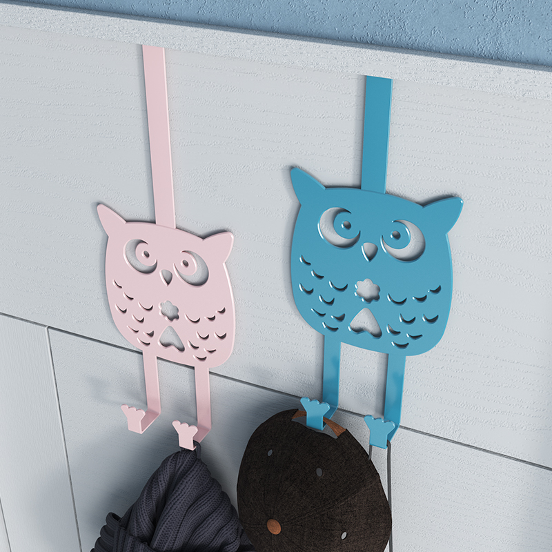 门后挂钩挂衣架免打孔门背式收纳置物架卧室门挂衣钩挂架壁挂挂勾