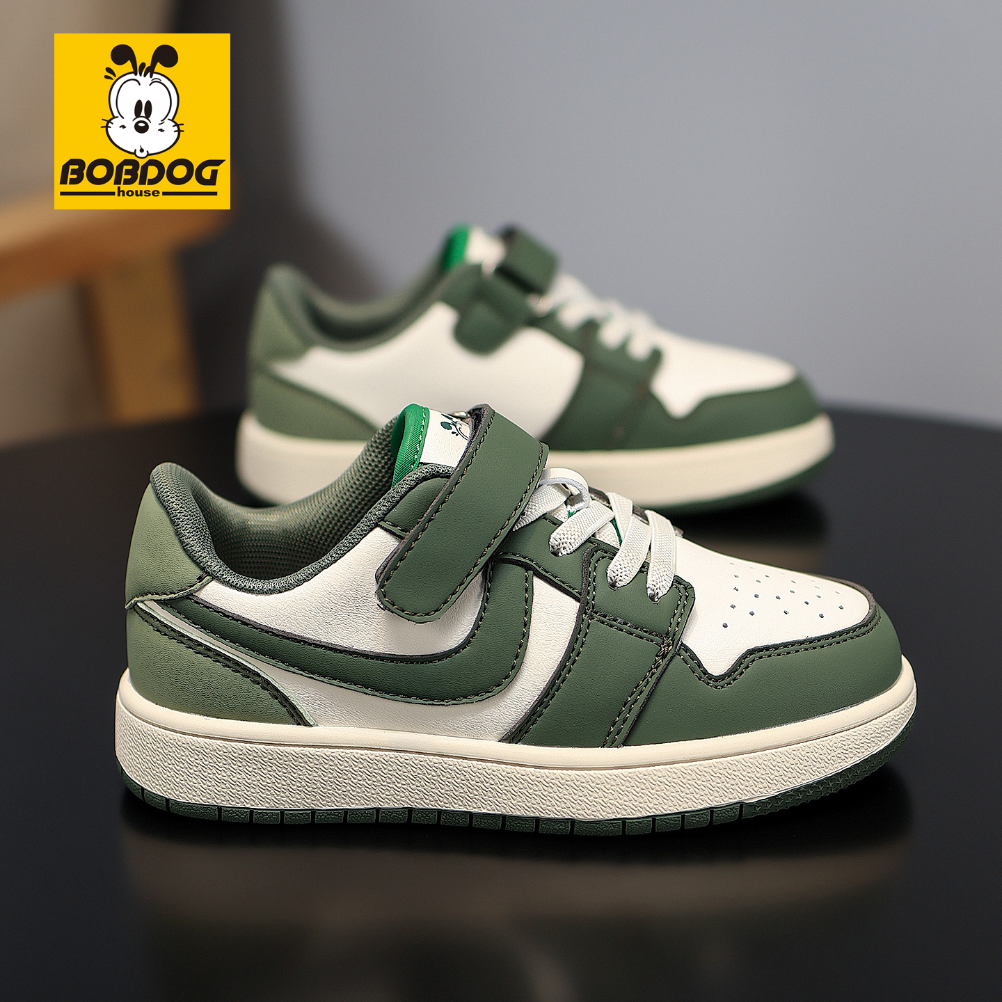 巴布豆男童板鞋2025新款春秋儿童运动鞋男孩软底童鞋小学生休闲鞋