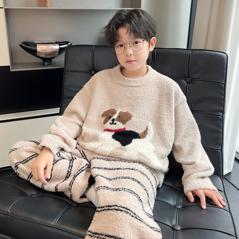 男童秋冬家居服2025新款