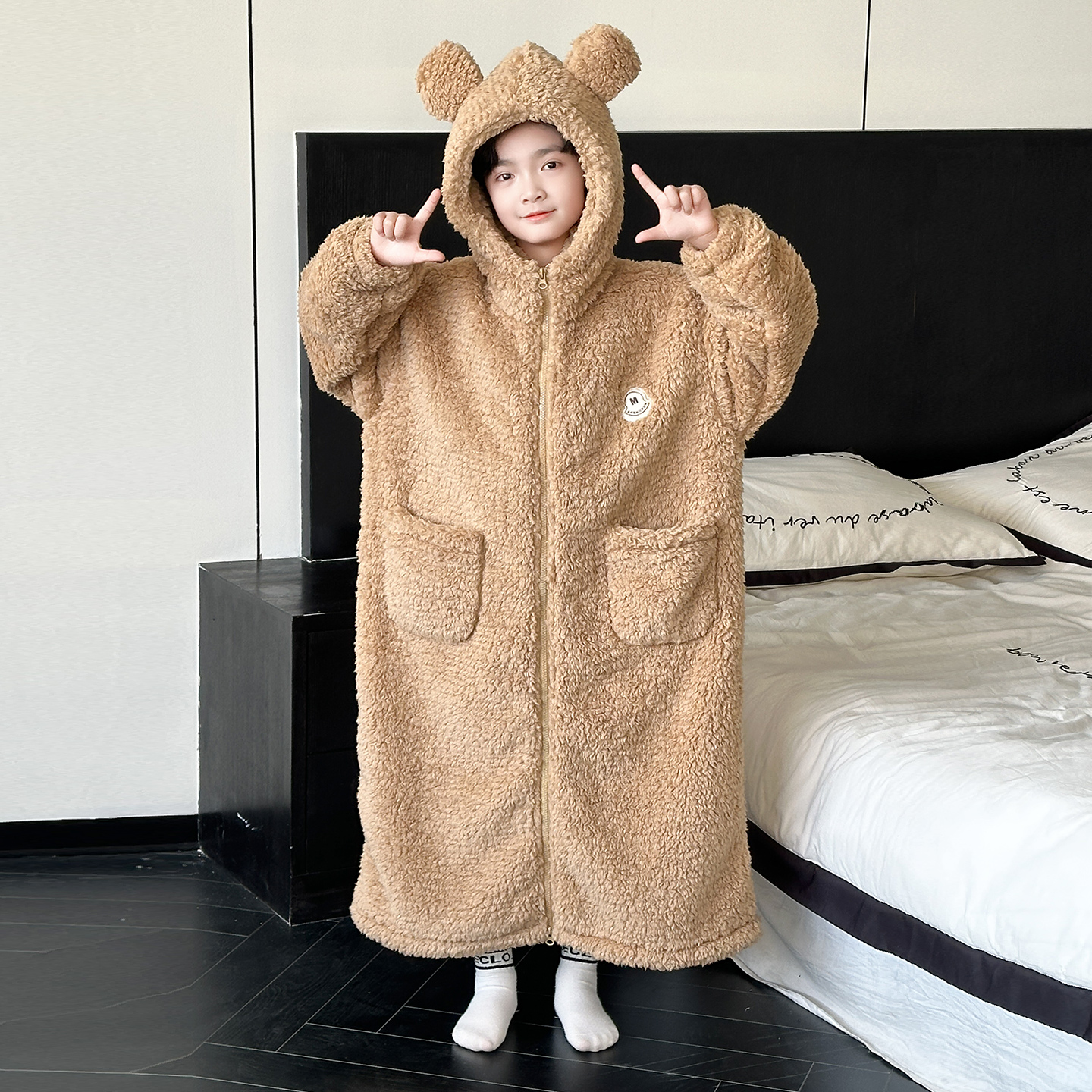 男童秋冬家居服套装2025新款