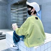 男童卫衣春秋款 春季 2026新款 中大童长袖 男孩酷帅上衣潮 春装 儿童装