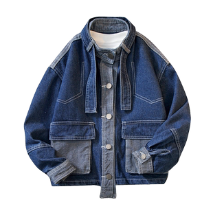 儿童装男童牛仔外套春秋款2026新款春装中大童开春男孩衣服春季潮