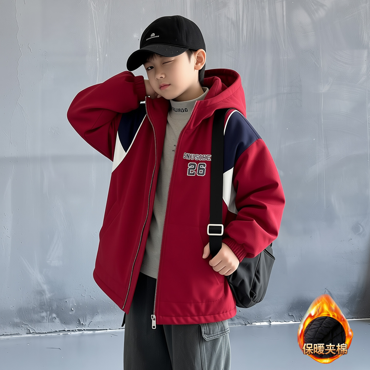 儿童装男童外套秋冬款2025新款夹棉男孩冬季派克服中大童加厚冬装,童装/婴儿装/亲子装,普通外套,淘宝优惠券,粉丝福利购,淘宝优惠卷
