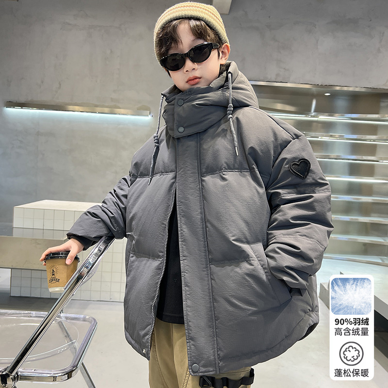 男童秋冬羽绒服2025新款
