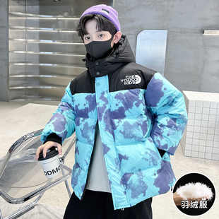 童装男童羽绒服冬装2026新款儿童冬季加厚外套中大童男孩白鸭绒潮