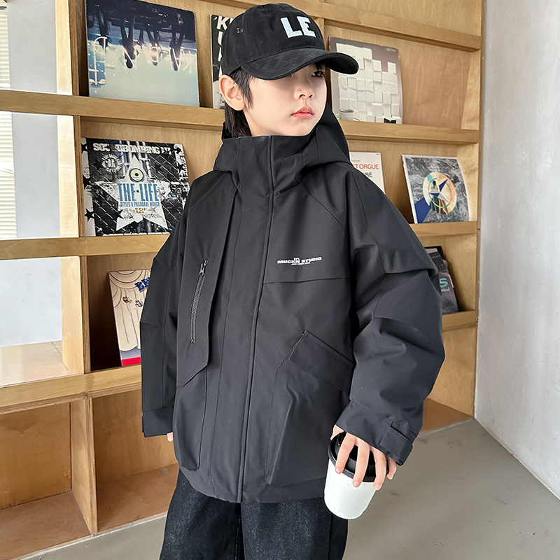 男童冬季三合一冲锋衣2025新款