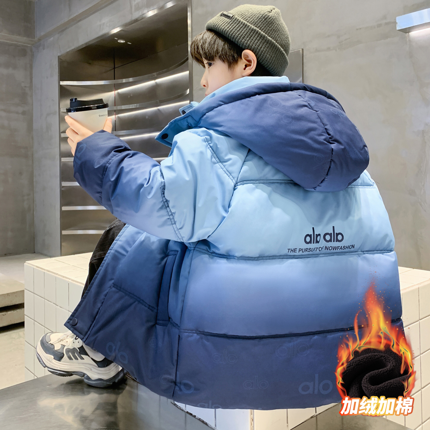男童秋冬棉袄2025新款
