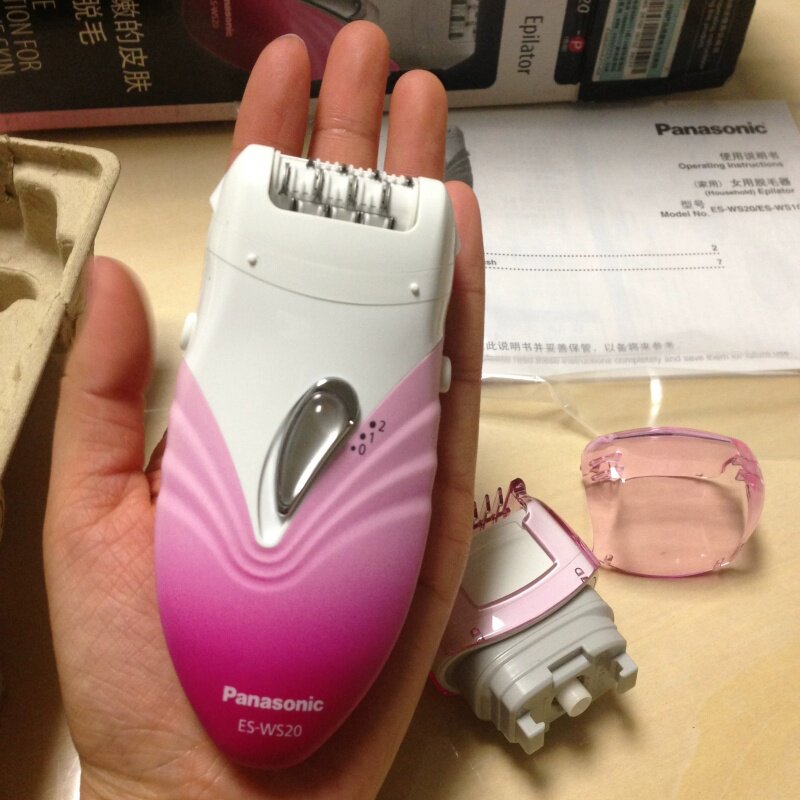 松下电动脱毛器WS10/WS20手臂腿部刮毛器比基尼剃毛器女士除毛器