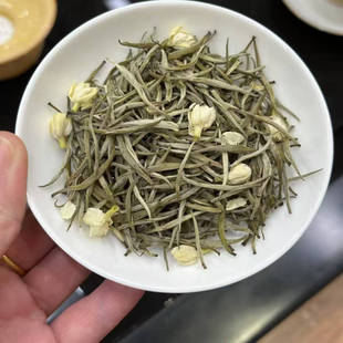 【8窨茉莉金针王】茉莉金针全芽茉莉花茶浓香新茶蒙顶高山头采春