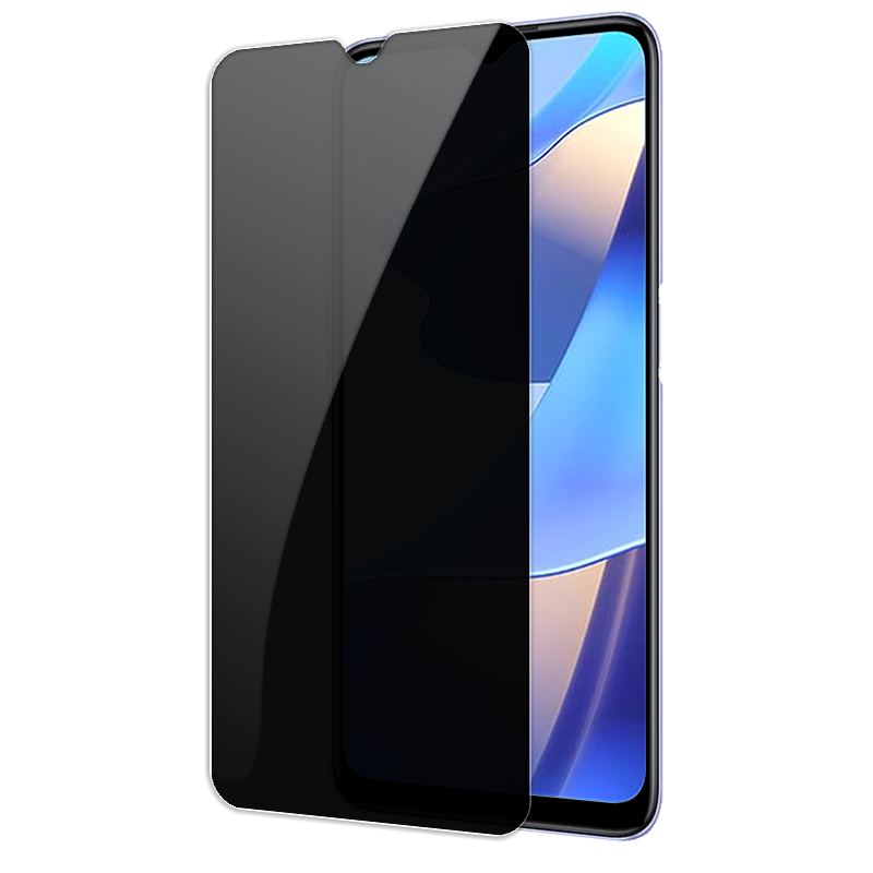 OPPO A54S海外国际版防窥膜CPH2273钢化膜全屏覆盖防偷看防盗手机透明黑边膜防偷瞄屏幕保护隐私防摔防爆贴膜