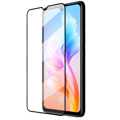 适用VivoV23E4G/5G黑边钢化膜