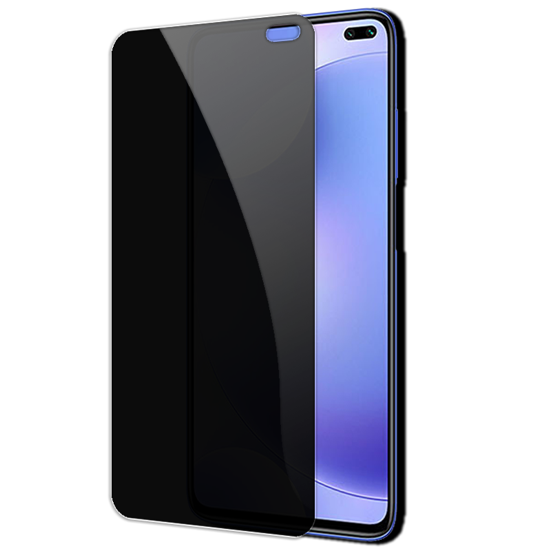 适用于小米POCO X2防窥钢化膜POCOF2Pro防窥膜pocox2海外版全屏黑边F2Pro手机钻石膜抗指纹防偷瞄防爆屏保膜