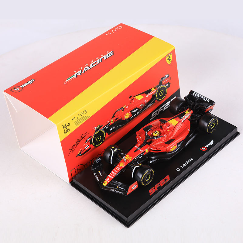 比美高1:43 SF23法拉利F1方程式赛车蒙扎版精装仿真合金汽车模型