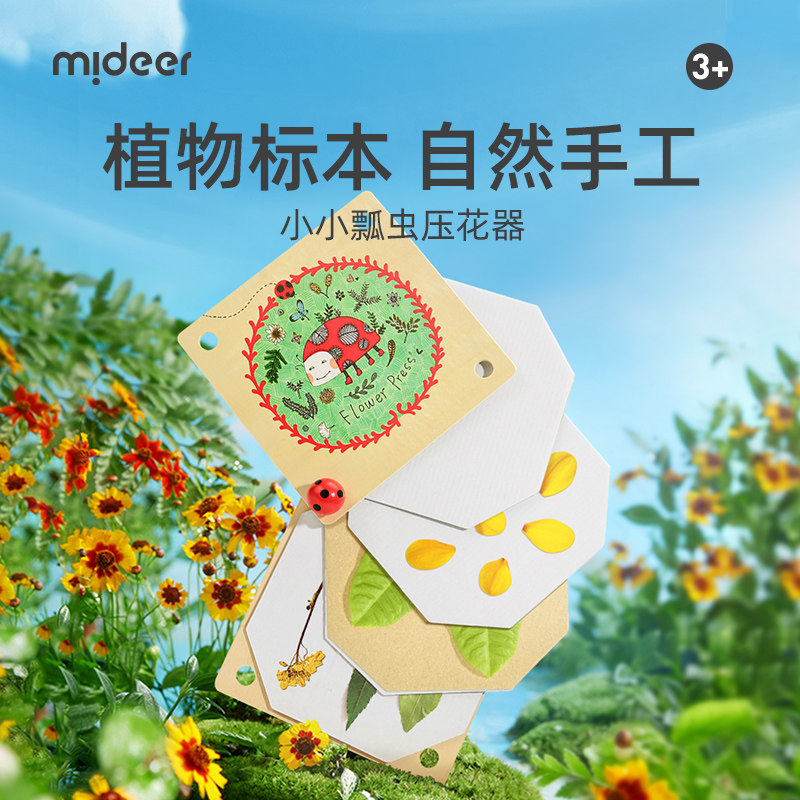 mideer弥鹿压花器干花植