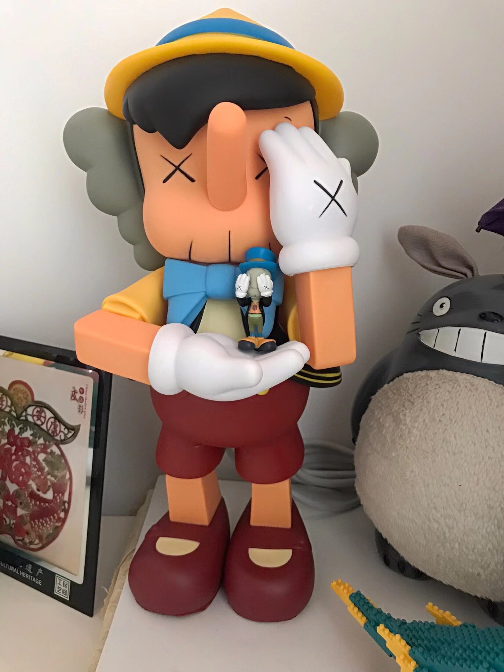 大号 kaws 匹诺曹公仔限量手办模型玩偶玩具潮流周边originalfake