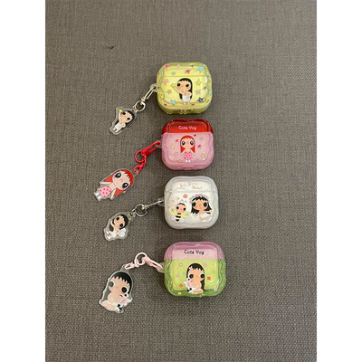 超火可爱小玉yuy合集适用AirPods4代耳机壳苹果AirPodsPro3代无线蓝牙1/2/3代软硅胶Pro2代防摔套Pro三代女款