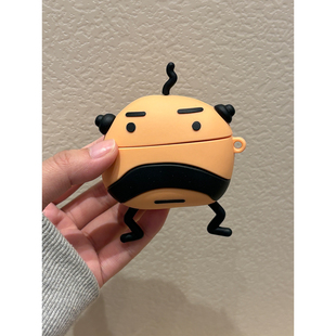 立体拓麻歌子大叔吉搞怪可爱适用AirPods4代耳机壳苹果蓝牙AirPodsPro3代软1/2代硅胶3代防摔pro三代Pro2代女