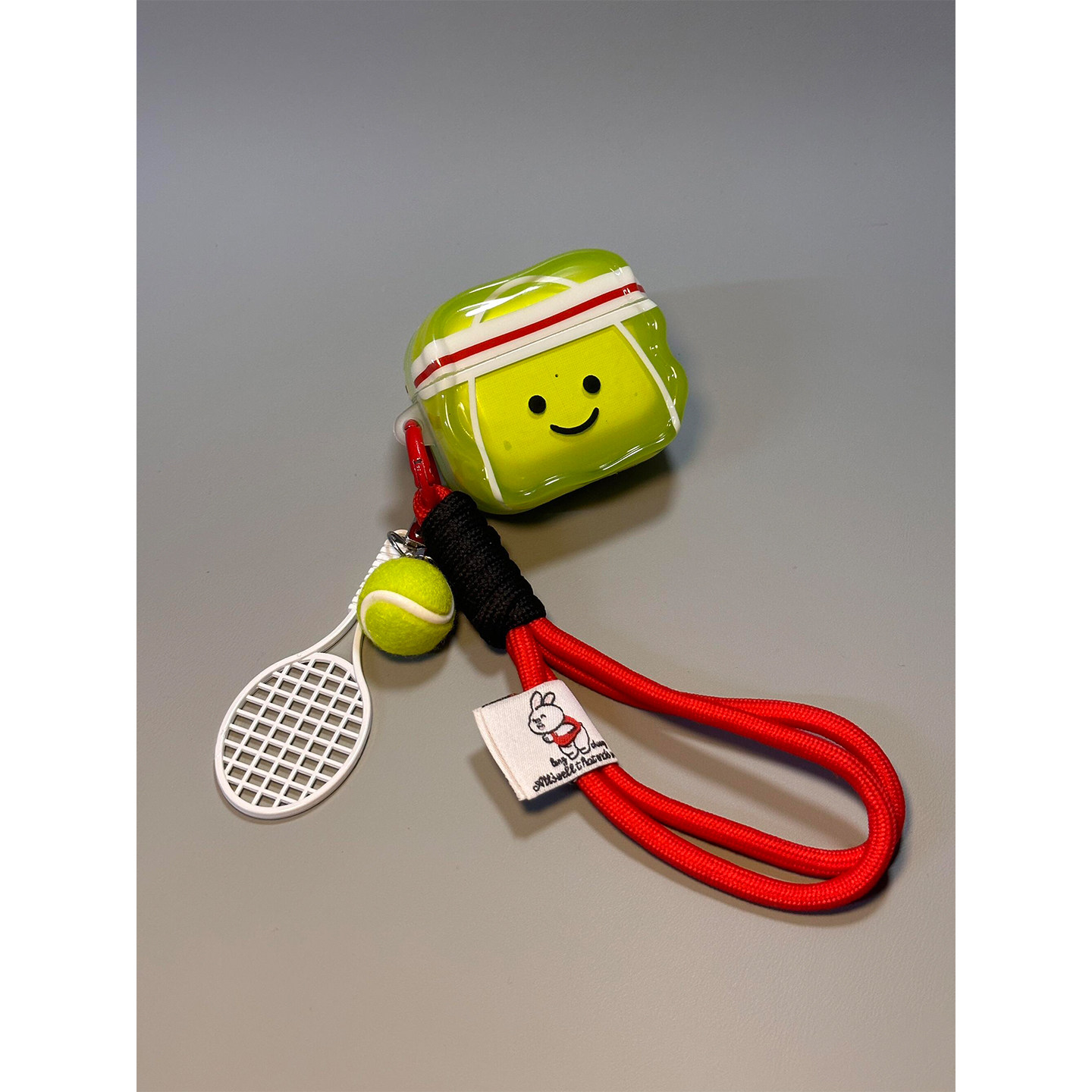 新款卡通可爱jellycat网球适用AirPods4代耳机壳苹果蓝牙AirPodsPro3代软1/2代硅胶3代防摔pro三代Pro2代女款