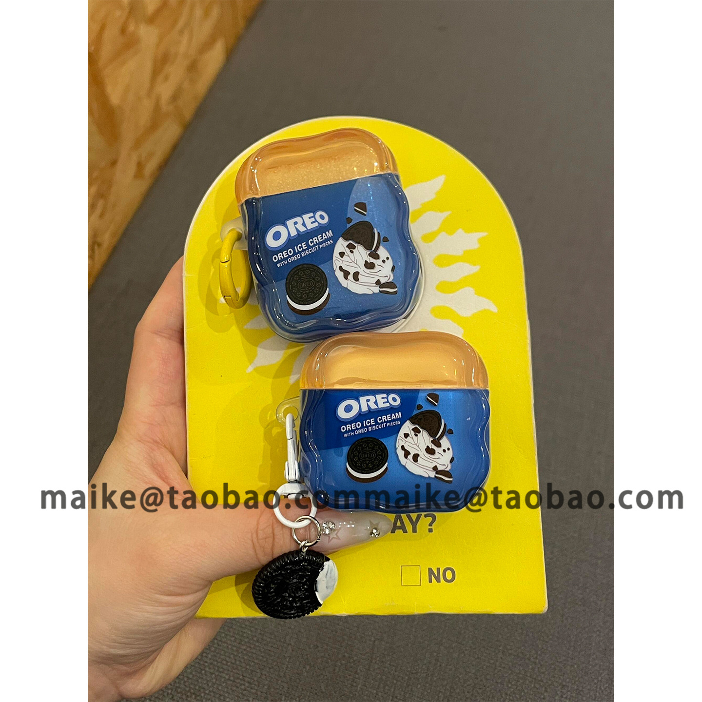ins创意趣味奥利奥饼干适用AirPods4代耳机壳苹果AirPodsPro3代蓝牙1/2/3代软硅胶Pro2代防摔套Pro三代保护壳
