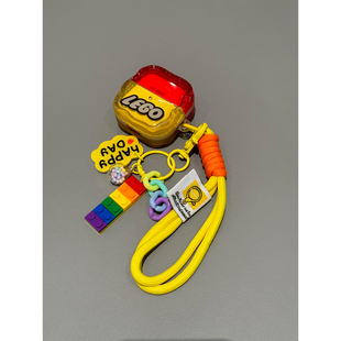 趣味创意积木适用华为freeclip二代耳机壳无线蓝牙耳夹freebudsse2/se3防摔Pro3/Pro4保护套5i/6i/7i女款硅胶