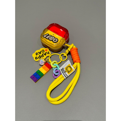 趣味创意积木适用华为freeclip二代耳机壳无线蓝牙耳夹freebudsse2/se3防摔Pro3/Pro4保护套5i/6i/7i女款硅胶