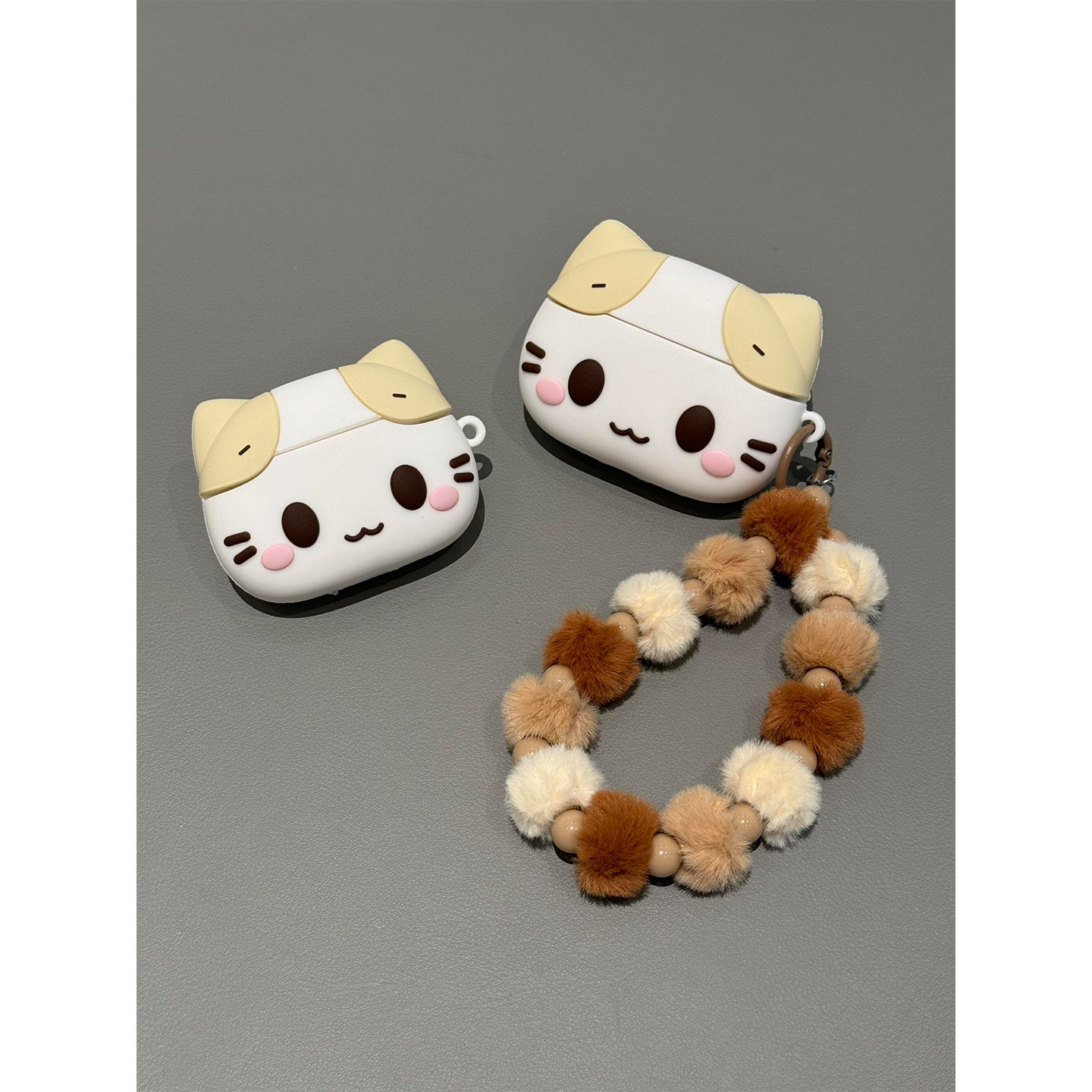 ins萌系超火卡通可爱棉花糖猫咪适用AirPods4代耳机壳苹果AirPodsPro3代蓝牙1/2/3软硅胶Pro2防摔Pro三代女款