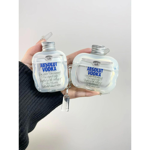 原创新款个性立体瓶盖伏特加适用AirPods4代耳机壳苹果无线蓝牙AirPodsPro三代硅胶1/2代软套3代防摔保护壳女