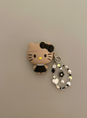 新款卡通千金风Kitty猫防尘塞适用AirPods4代耳机壳Pro3苹果蓝牙AirPodsPro2代软1/2代硅胶3代防摔Pro二代女