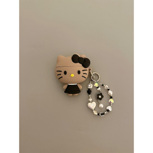新款卡通千金风Kitty猫防尘塞适用AirPods4代耳机壳Pro3苹果蓝牙AirPodsPro2代软1/2代硅胶3代防摔Pro二代女