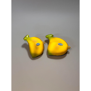 2代软无线蓝牙AirPods4代硅胶Pro2代防摔保护套3代女款 新款 萌系趣味仿真香蕉适用AirPodsPro三代耳机壳苹果1