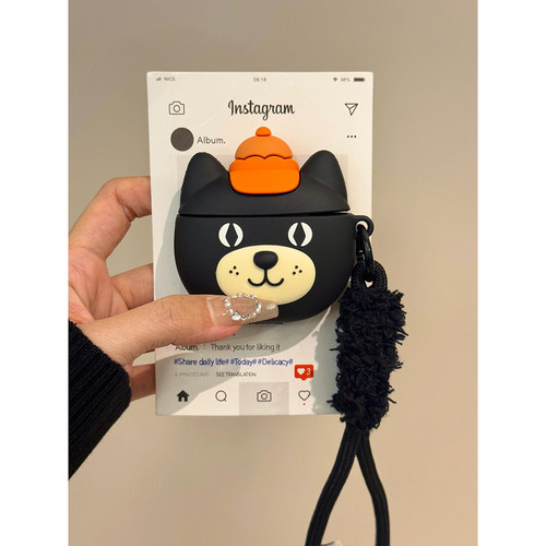 jellycat软萌趣味可爱吉利猫适用华为pro4蓝牙freebudspro3耳机壳软freeclip/4/5i硅胶Pro2保护套se3新款SE2