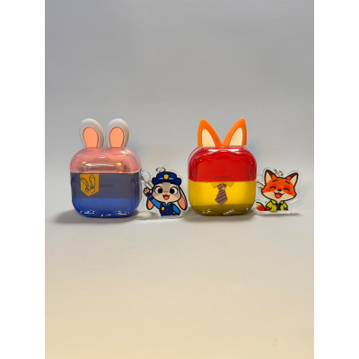 可爱疯狂动物城尼克朱迪适用华为freeclip二代耳机壳蓝牙耳夹freebudsse2/se3防摔Pro3/Pro4保护套5i/6i/7i女