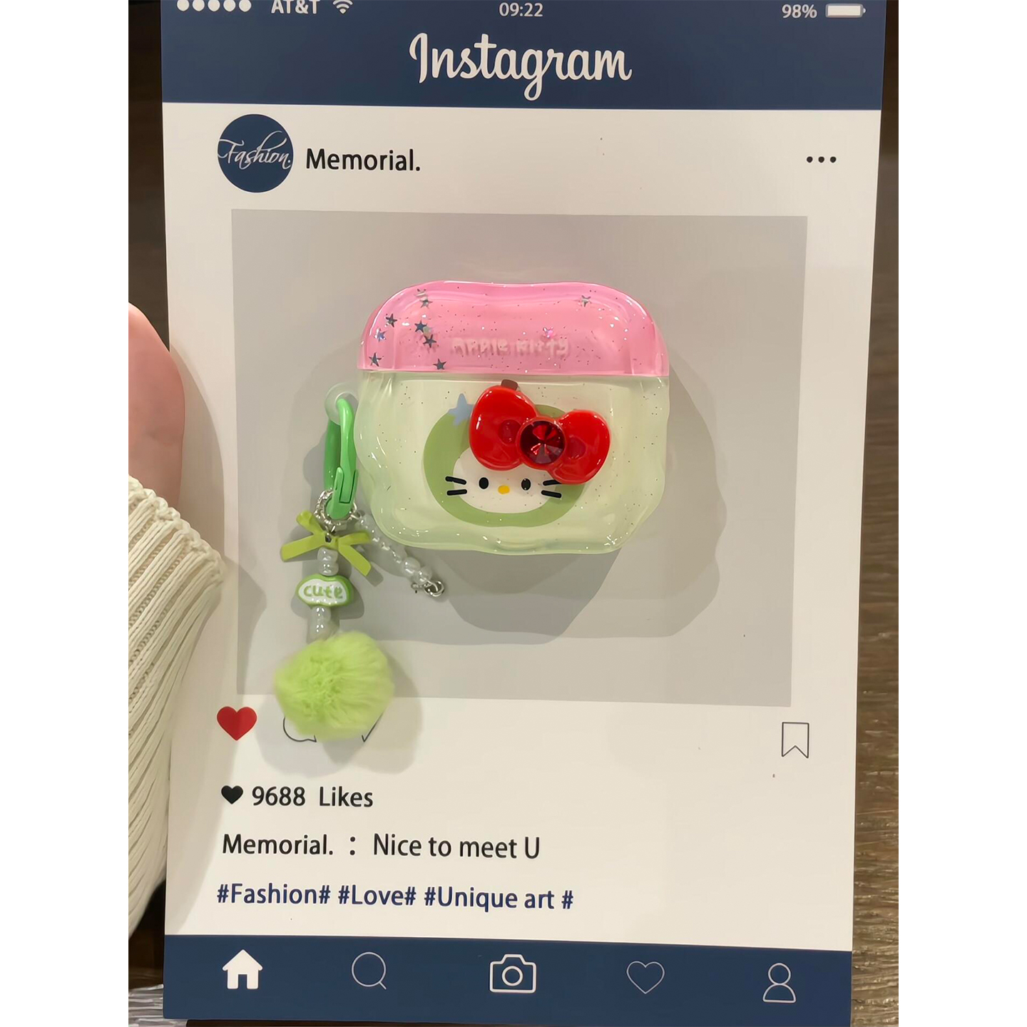 夏日闪粉青苹果Kitty猫适用AirPods4代耳机壳苹果无线蓝牙AirPodsPro二代保护套1/2代软硅胶3代防摔Pro2女款