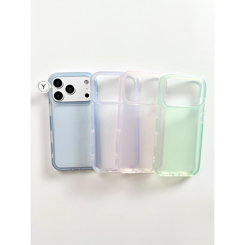 果冻色磨砂极简风纯色适用iPhone18promax手机壳独特超火苹果18Pro新款15全包16pm防摔17女款17Pro小众巨好看