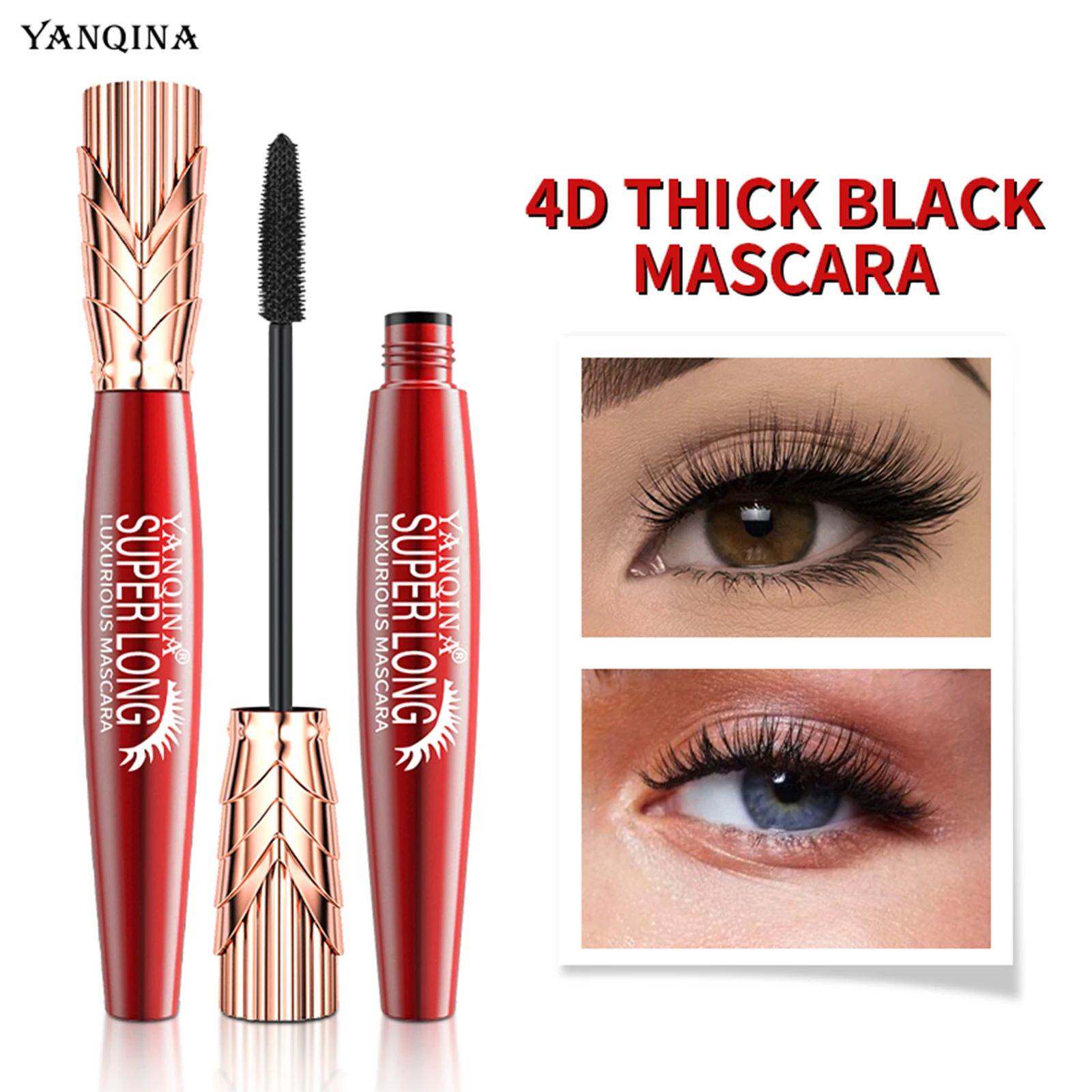 1PC Lasting Natural 4D Curling Thick Long Eyelash Quick Dry